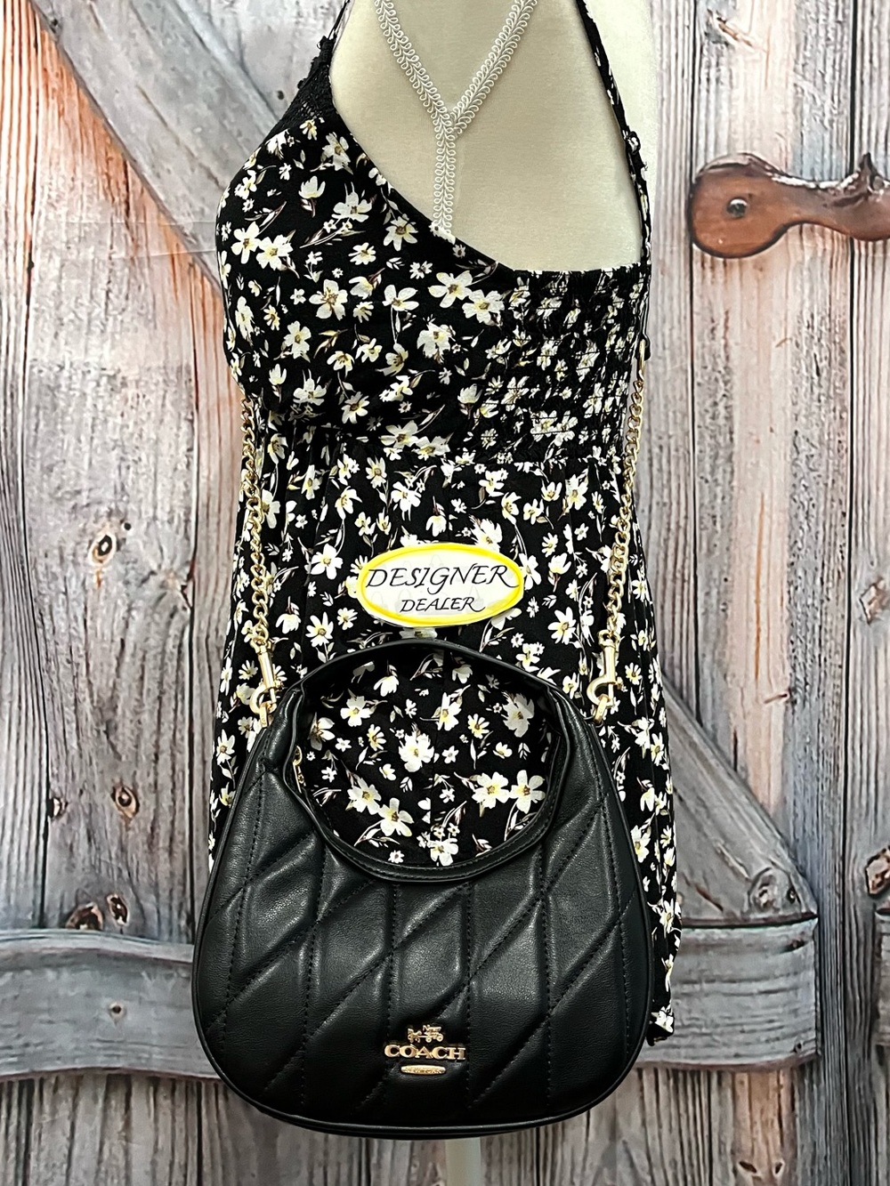 COACH Carmen Quilted Leather Mini Crossbody Bag CH370 EUC! - Picture 2 of 12